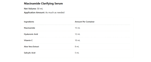 Niacinamide Clarifying Serum - Image 2